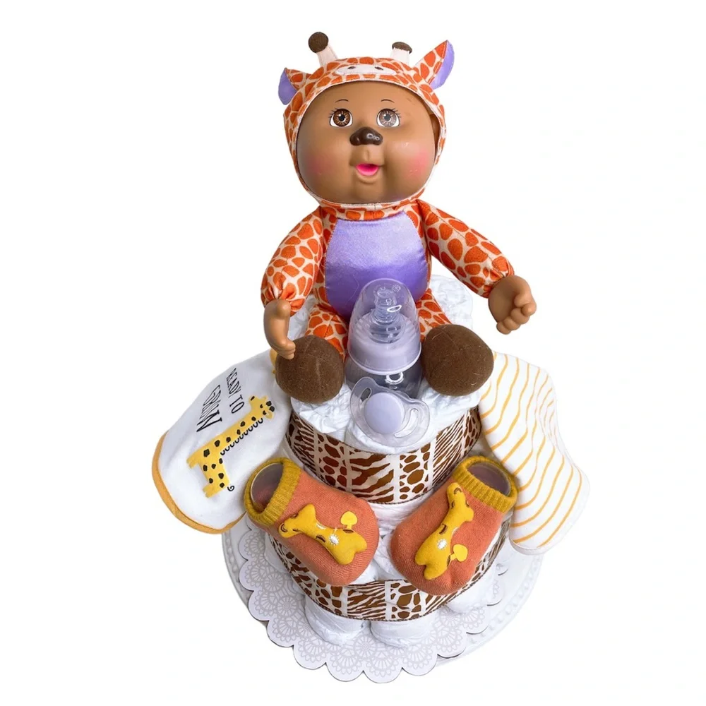 Baby Giraffe Diaper Cake